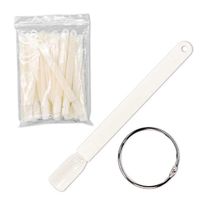 Kit de exhibidores para uña color beige claro