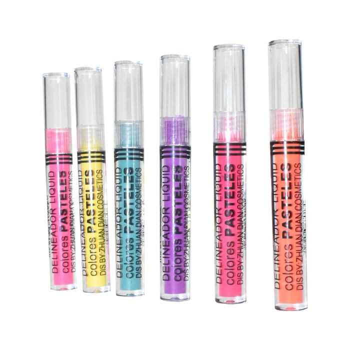 Delineadores de lapiz colores pasteles ion