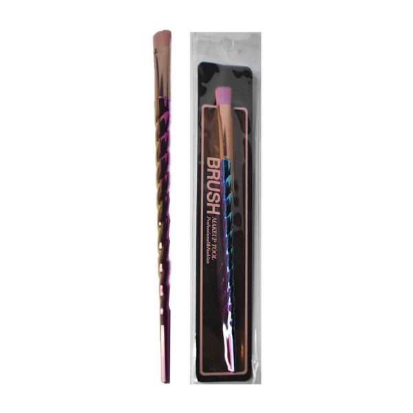 Brocha plana para sombras diseño tornasol