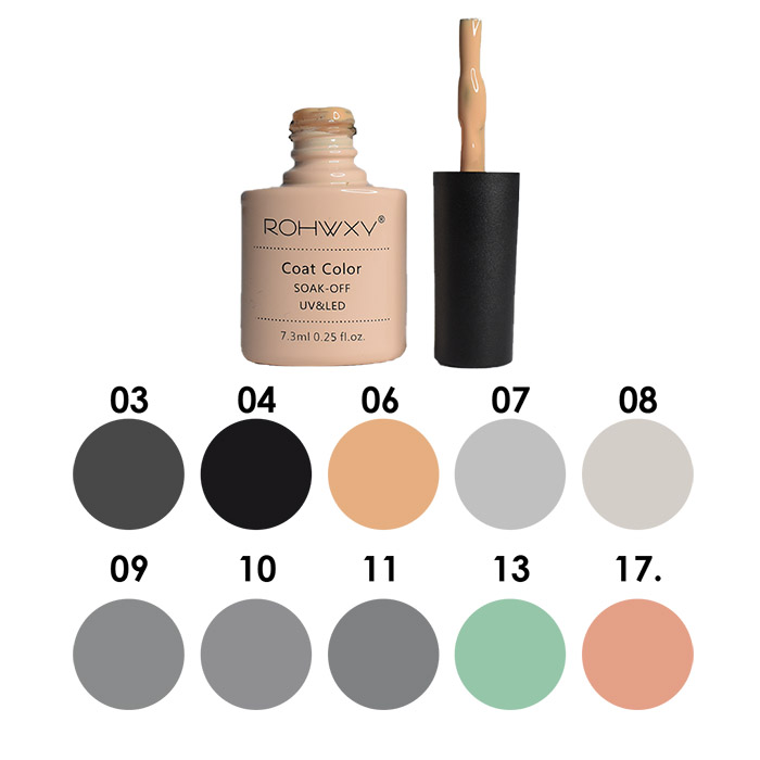 Esmaltes para uñas gelish rohwxy uv y led 01