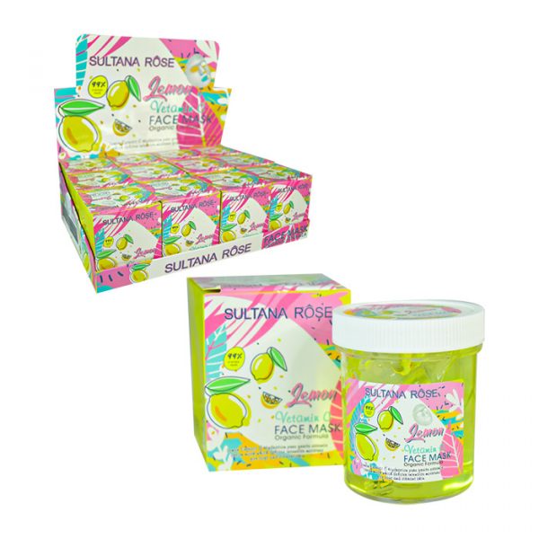 mascarilla facial de limon vitamina c sultana rose