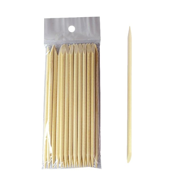 Empujadores de madera para cutícula 12 unidades