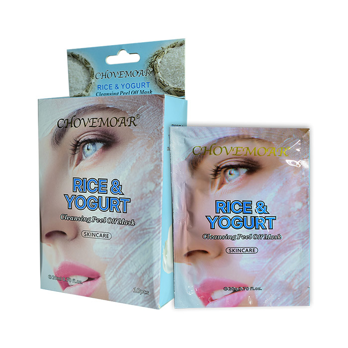 Caja de mascarillas de arroz y yogurt chovemoar