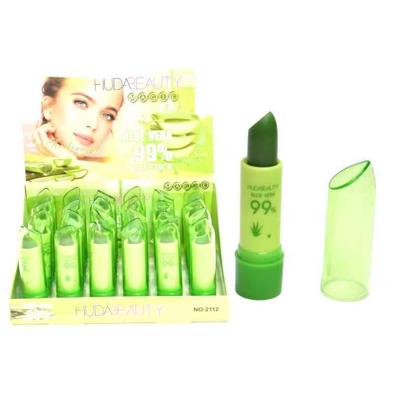 Labiales mágicos de aloe vera hudabeauty 99%