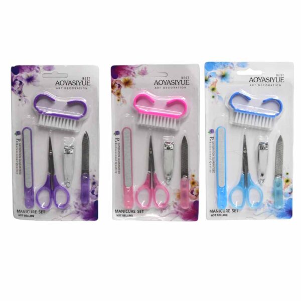 Kit completo para pedicura Best Aoyasiyue de colores lisos 5u