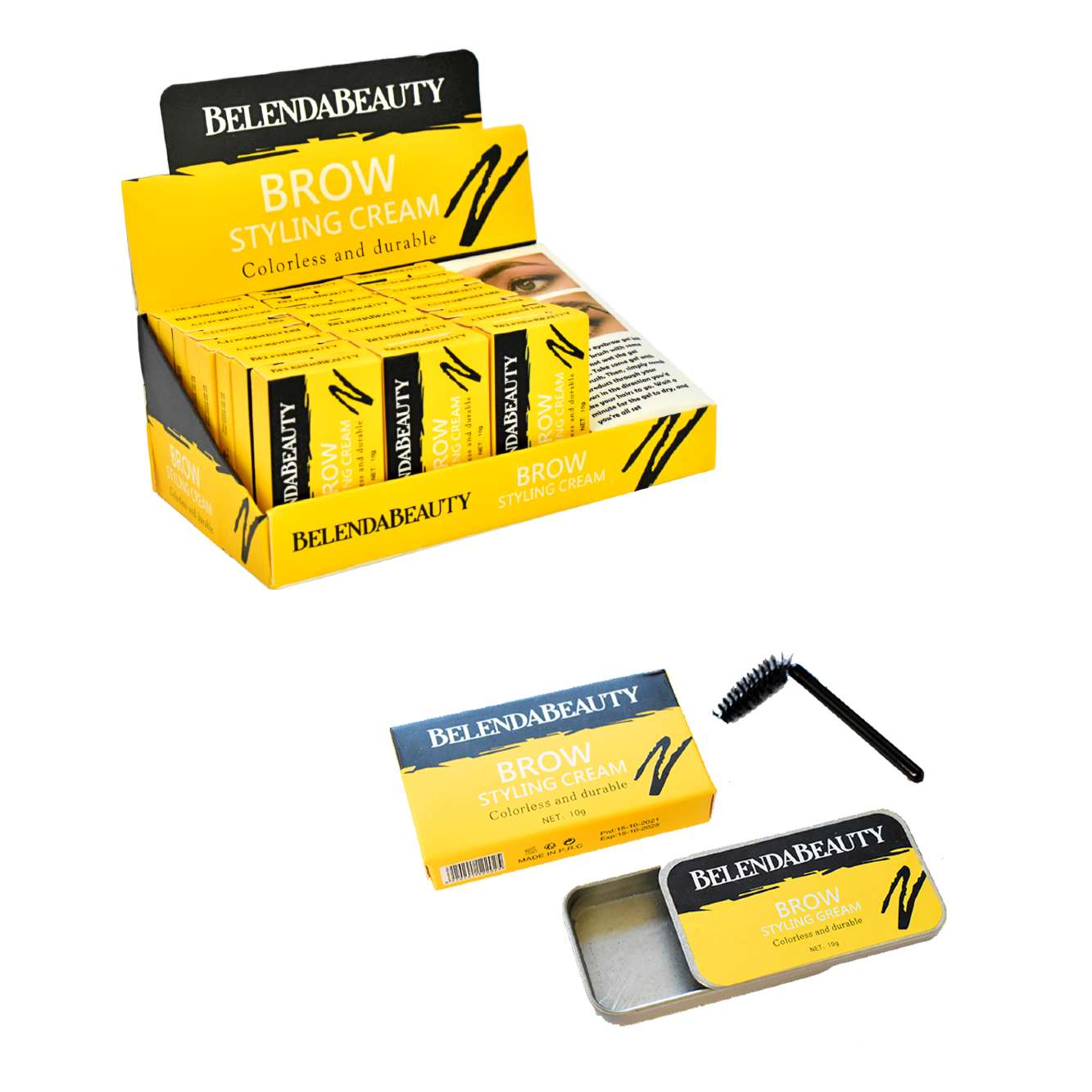 Jabón Para Cejas Warda Beauty Caja Amarilla