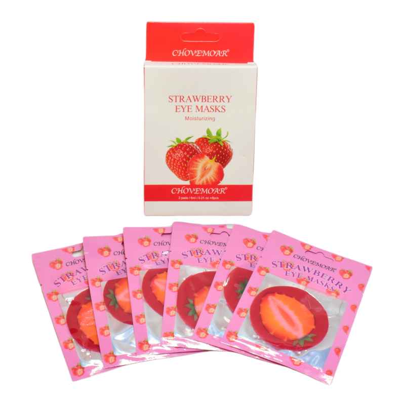 Mascarilla para ojos de fresa chovemoar 6u