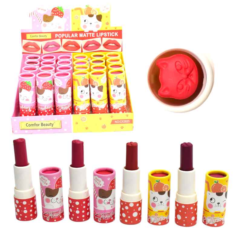 Labiales de gato y de huella popular matte de colores