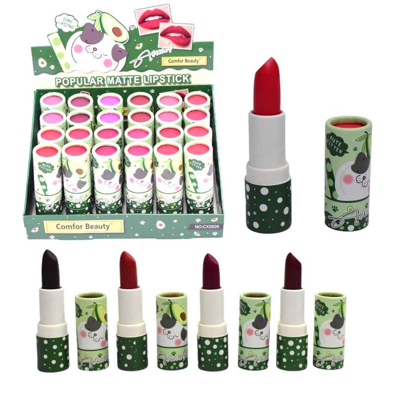 Labiales de aguacate popular matte confort beauty