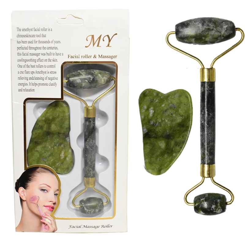 Kit de roler y piedra de jade para ojeras my