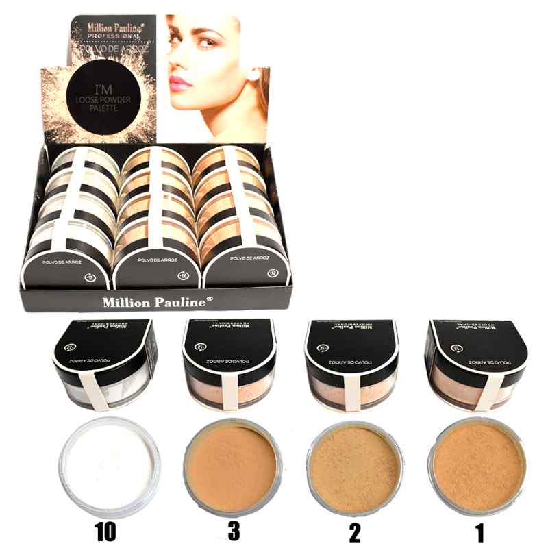 Polvos sueltos de arroz Million Pauline caja negra