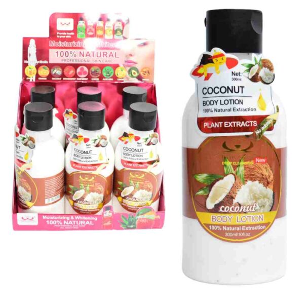 Crema limpiadora para cuerpo con aroma de coco 300ml