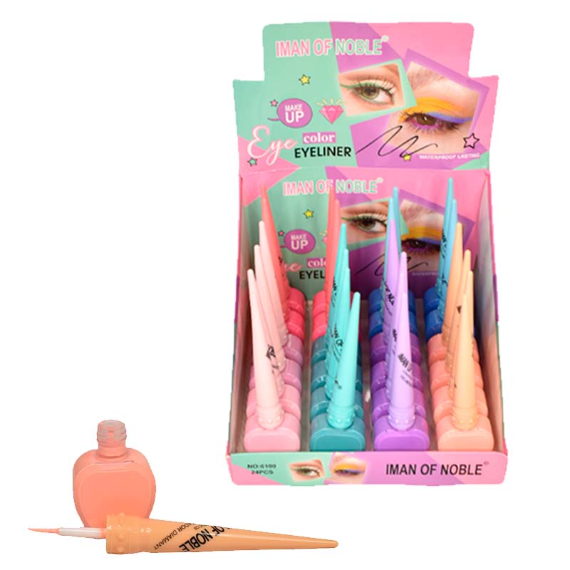 Delineador líquido Iman of Noble diseño de manzana colores surtidos