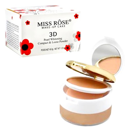 Polvos compactos y sueltos Miss Rose 3D make up cake LOTE2 - Imagen 2