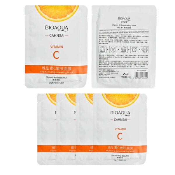 Mascarilla de vitamina C Bioaqua empaque blanco