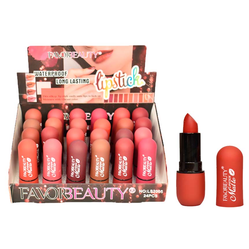 Labiales en cápsula matte FavorBeauty surtido