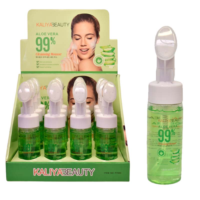 Espuma limpiadora facial de aloe vera 99% Kaliyabeauty