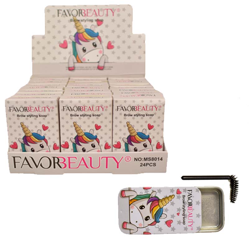 Jabón para cejas unicornio FavorBeauty