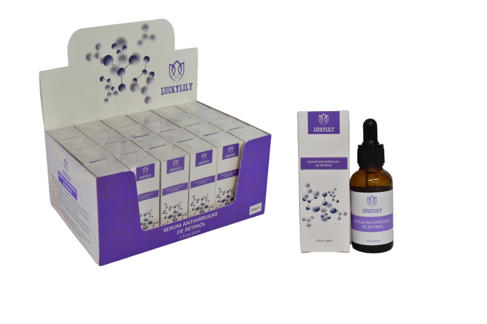 Serum antiarrugas de retinol Lucky Lily morado 30ml