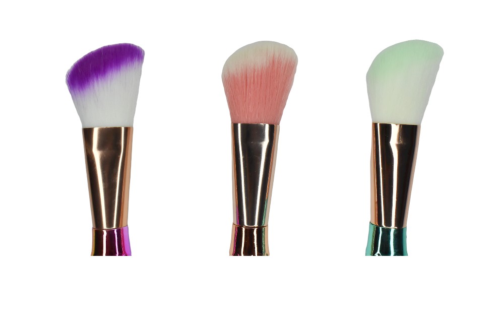 Brocha para rubor cola de sirena tornasol - Imagen 2