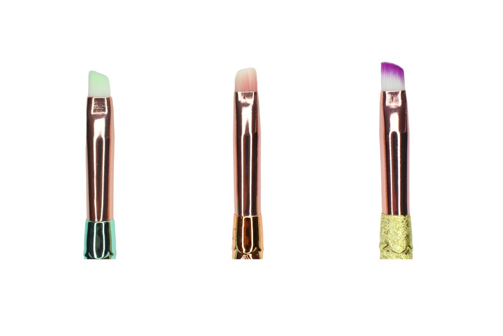 Brocha para ceja cola de sirena tornasol - Imagen 2