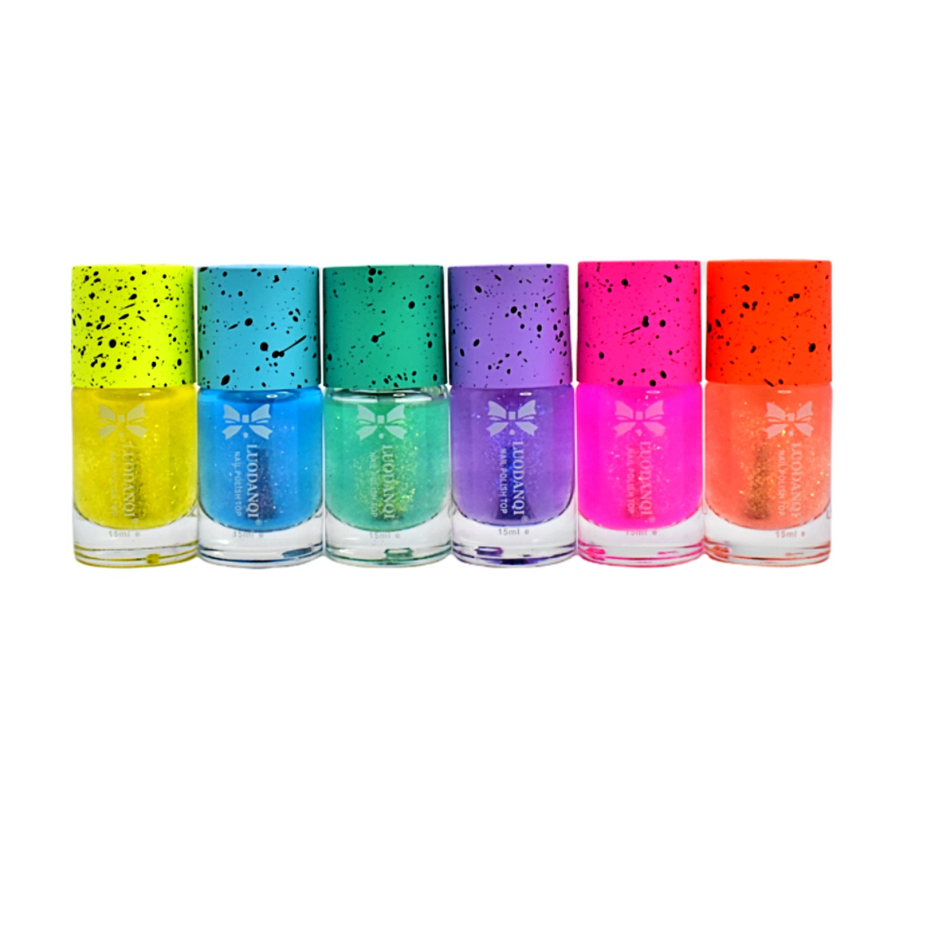 Esmalte gel en frio con glitter Luodanqi 15ML - Imagen 2