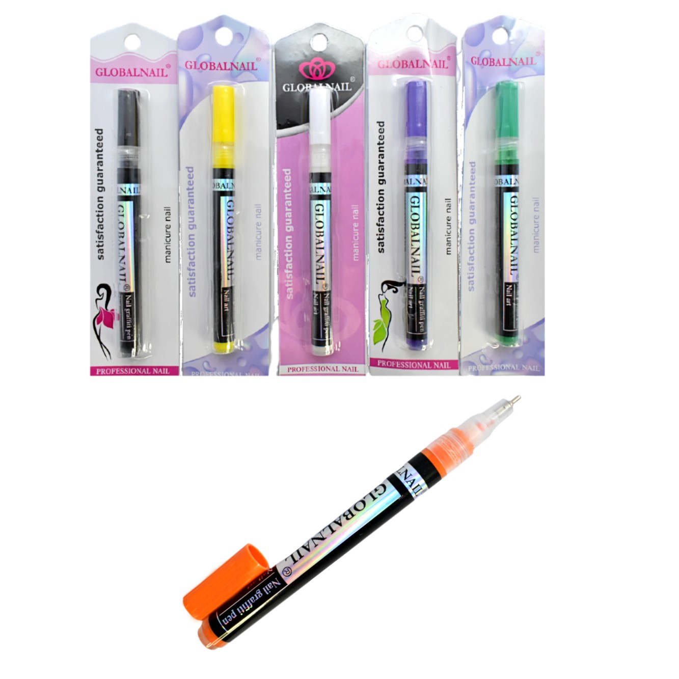 Marcador para decoración de uñas Nail Fraffiti pen 0.5MM Global Nail