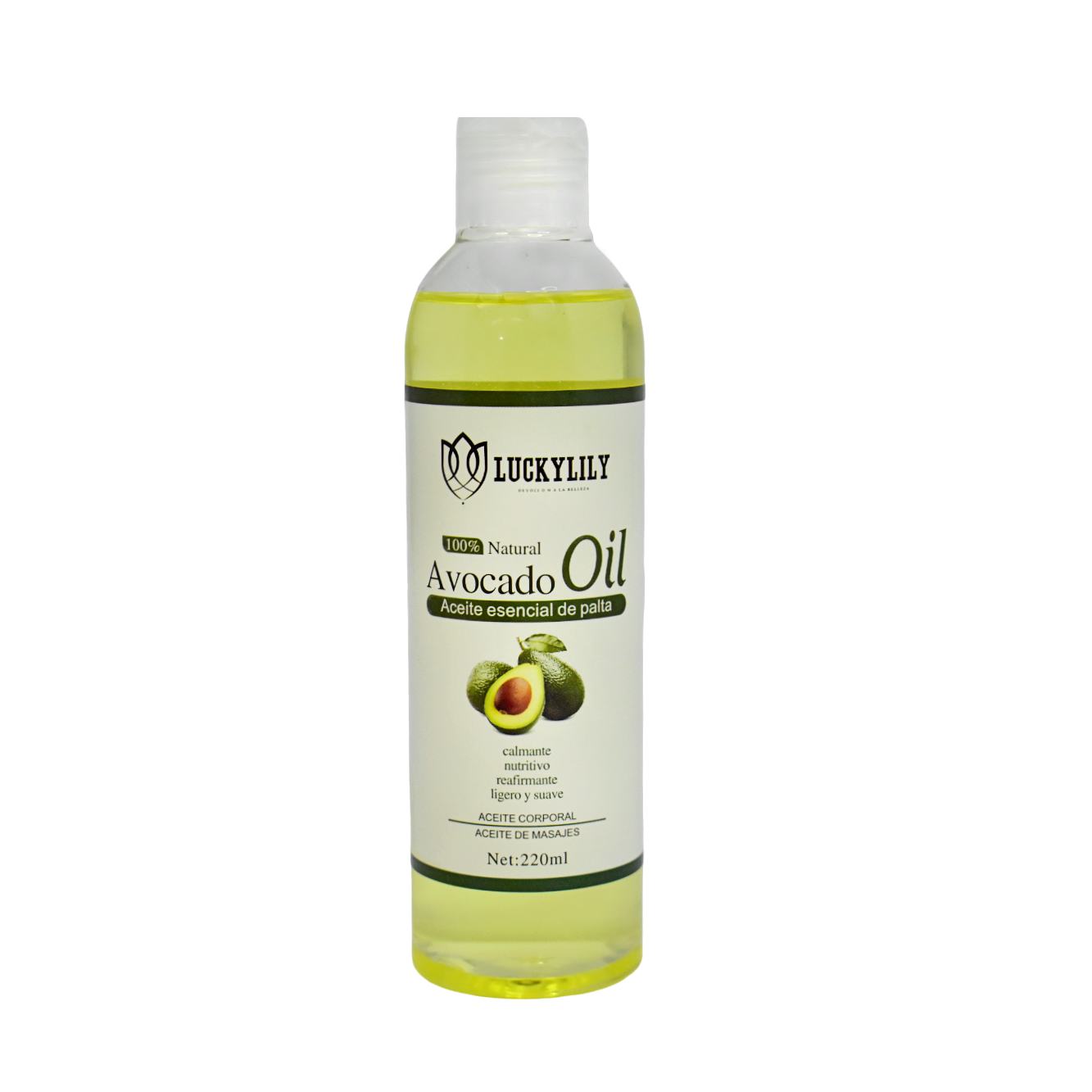 Aceite de aguacate para masajes 220 ML Lucky Lily