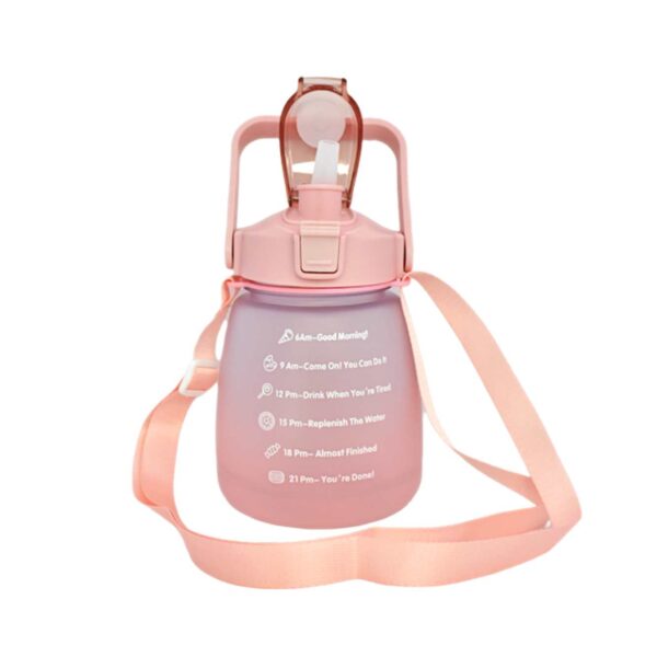 Botella de agua deportiva motivacional tipo cantimplora de 1,250ml - Imagen 2