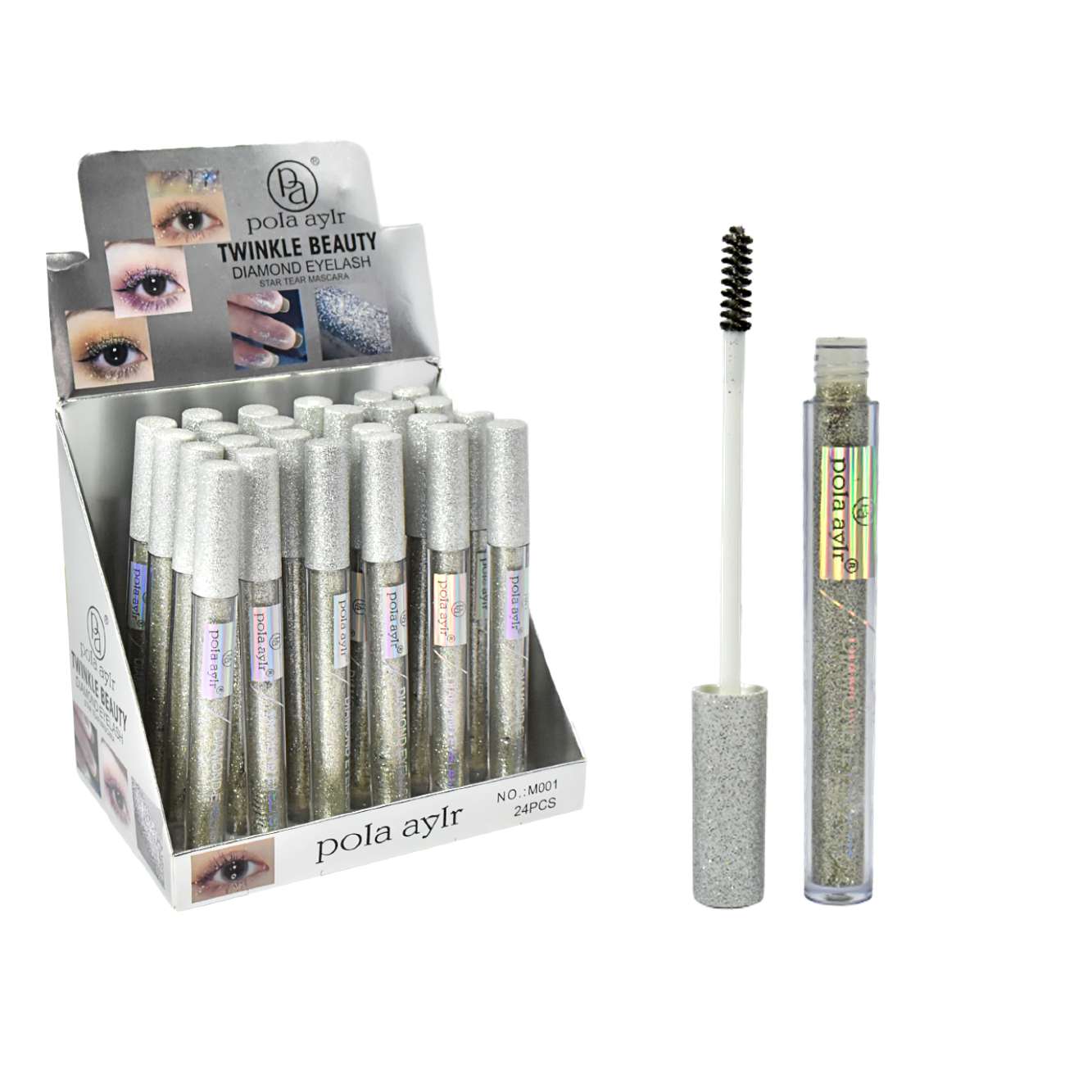 Mascara para pestañas Twinkle Beauty Glitter Polar Aylr