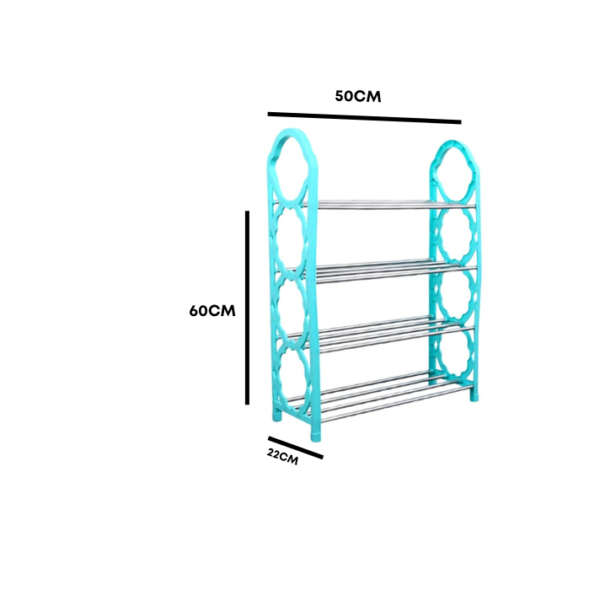 Mini zapatera organizadora Shoe Rack con diseño lateral - Imagen 2