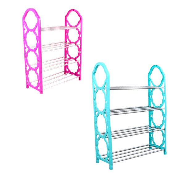 Mini zapatera organizadora Shoe Rack con diseño lateral