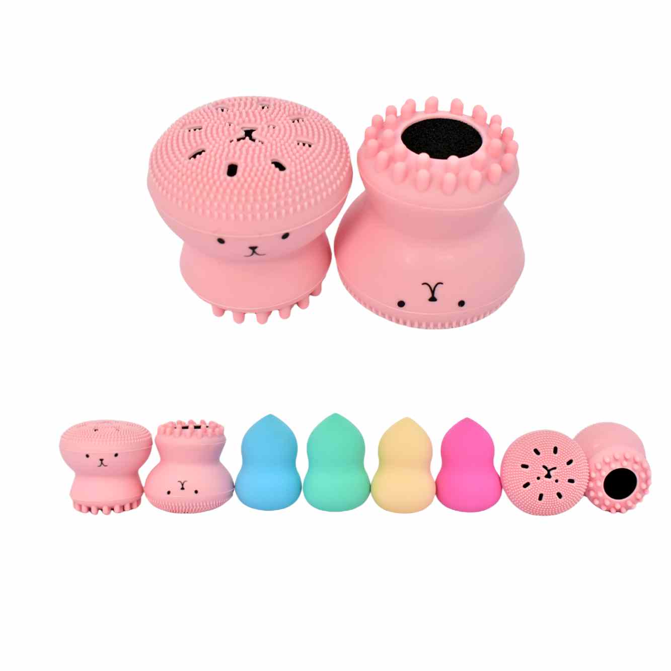 Set de esponja para maquillaje y pulpito exfoliante Uni Full - Imagen 2