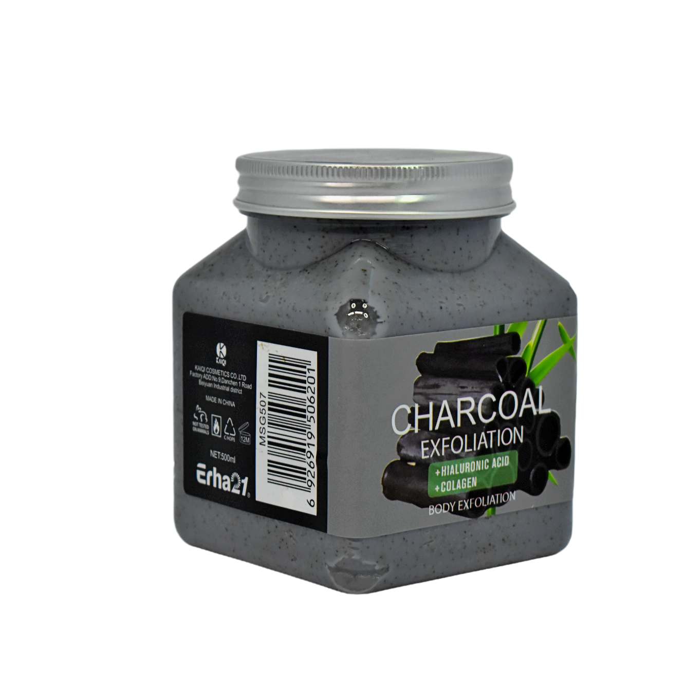 Exfoliante de Carbón 500ML Erha 21
