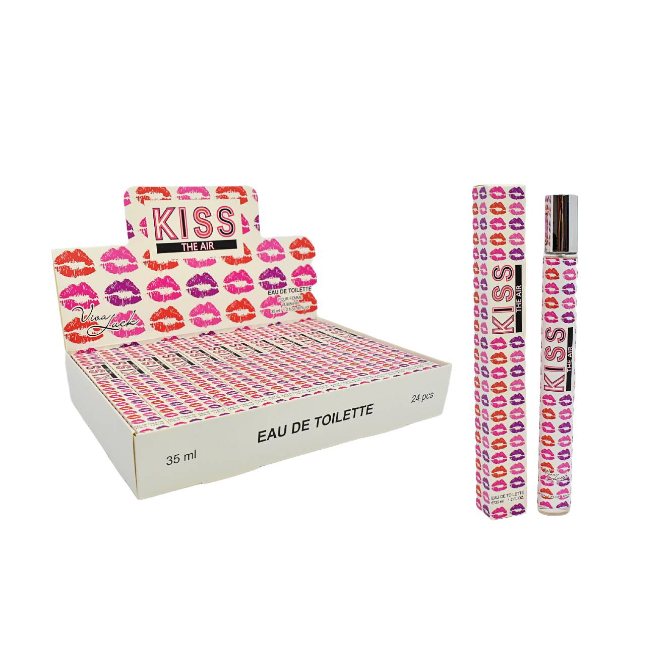 Perfume para dama KISS THE AIR 35ml Viva Luck