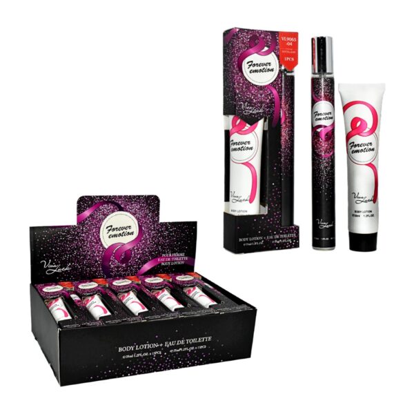 Perfume y loción corporal en crema 35ml Emotion Viva Luck