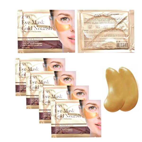 Parche de colágeno para ojeras Zozu Gold Nourish