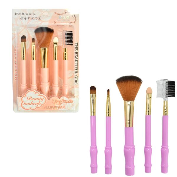Set de brochas 5pcs Beauty Make Up Ouzhimei