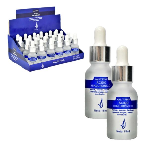 Suero facial de acido hialurónico Kaliy Pink 15ML Lote1
