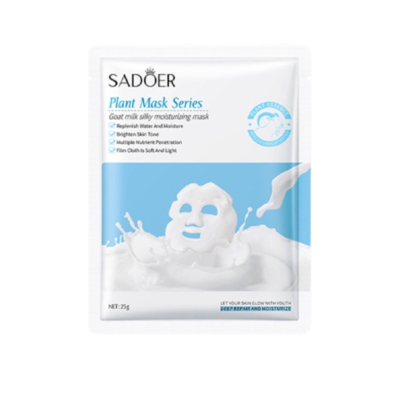 Mascarillas sadoer sedosa leche de cabra - Imagen 2