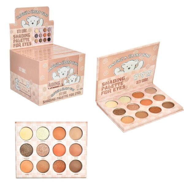 Paleta de sombras S.F.R Color presentación de Ositos