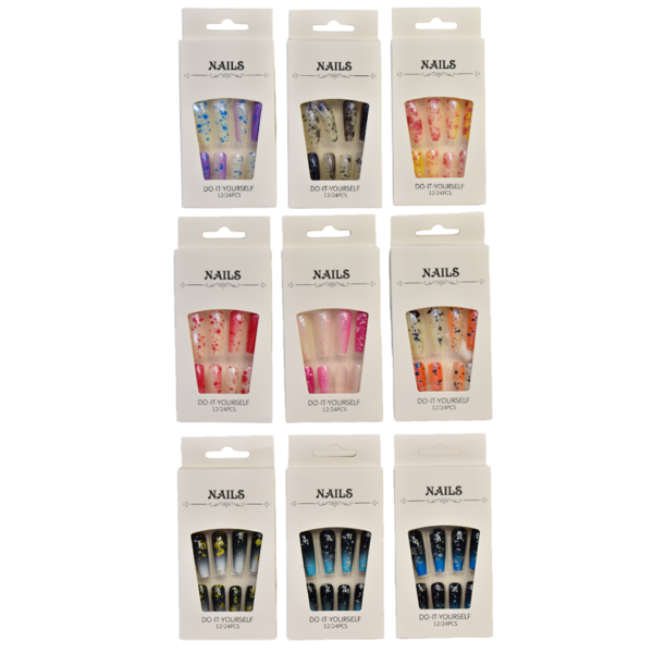 Set de uñas Do it Yourself en diseño surtido