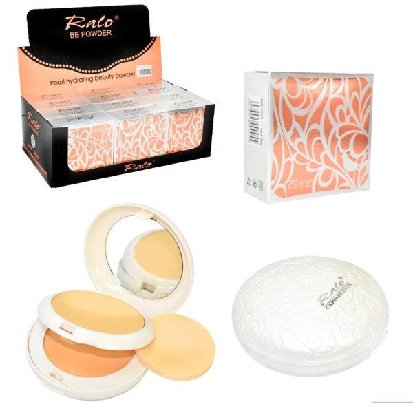 Polvos compactos matte dobles para rostro Ralo