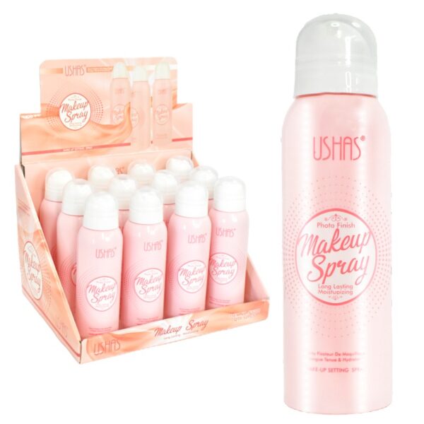 Fijador De Maquillaje Hidratante Para El Rostro Ushas Tapa Blanca