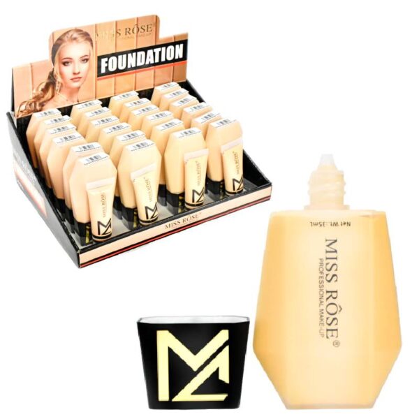 Base Miss Rose 35Ml Presentacion De Tapa Negra Y Sello Dorado