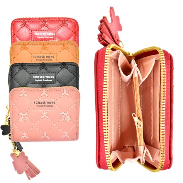 Billetera Cuadrada Pequeña De Diseños Y Colores Variados Q14.40 - Imagen 3