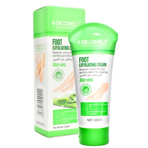 Exfoliante Para Pies De Aloe Vera Dr. Comely Caja Verde