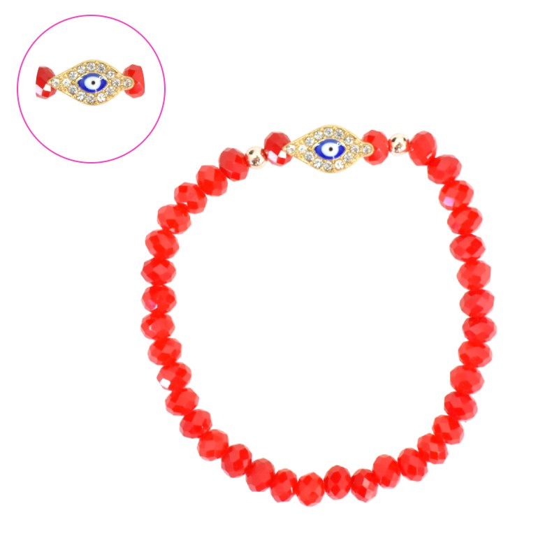 Pulsera Roja Y De Diseños Variados Con Division Plateada Q7.00 - Imagen 2