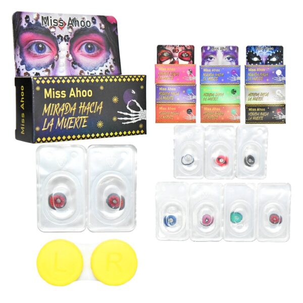 Lentes De Contacto Artisticos De Hallowen Colores Surtidos