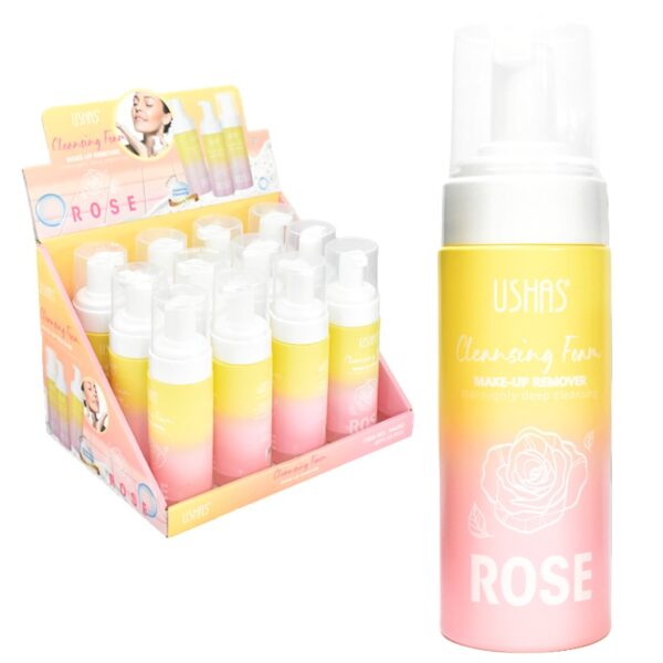 Espuma Facial Ushas De Acido Hialuronico Y Aloe Vera 120Ml - Imagen 3